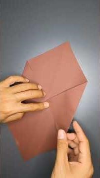 How to make a paper envelope origami