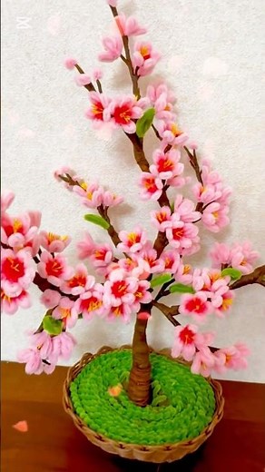 🌸 DIY Sakura Tree with Pipe Cleaners! 🇯🇵✨ Cherry Blossom 2025 | H & S Craft House