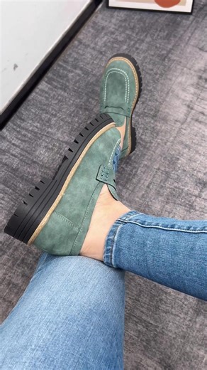Thick Sole Platform Loafer Shoes for Stylish Comfort
