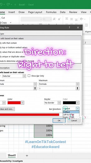 A professional way to create task tracker in #excel #learnontiktokcontest #educatoraward #exceltutorial #spreadsheet