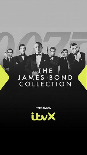 007 at your service 🍸 Watch the James Bond Collection for free on ITVX, featuring Goldfinger, On Her Majesty’s Secret Service, The Spy Who Loved Me, Licence to Kill, GoldenEye and Skyfall. | ITVX