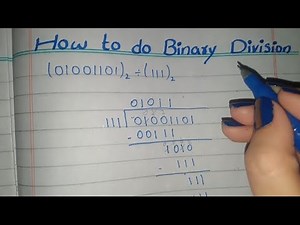 How to do Binary Division |Binary Number ko divide kaise kare
