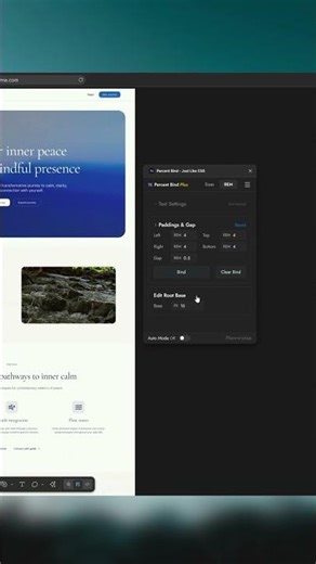 REM-based scaling inside Figma