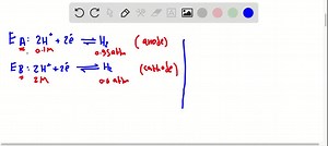 SOLVED:A voltaic cell consists of two H2 / H^+ half-cells. Half-cell A has H2 at 0.95 atm bubbling into 0.10 M HCl. Half-cell B has H2 at 0.60 atm bubbling into 2.0 M HCl. Which half-cell houses the anode? What is the voltage of the cell?