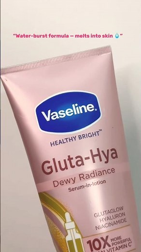 Vaseline Gluta-Hya Honest Review | Dewy Glow ✨