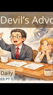 Learn English Idiom | Play Devil’s Advocate #idiom #37CEnglish