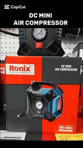 Compact, powerful, and ready for any task! 💨🔧 The Ronix AC Mini Air Compressor is your go-to tool for inflating, cleaning, and powering pneumatic tools with ease. Perfect for home, garage, or on-the-go use! 🚗✨ #RonixTools #AirCompressor #MiniAirCompressor #DIYProjects #ToolLovers #WorkSmart #GarageEssentials #CompactTools #Craftsmanship #builttoperform | RC Manubhai & Co. Pte Ltd.