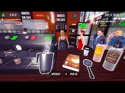 BARISTA SIMULATOR Gameplay