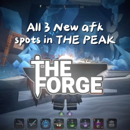 NEW Afk Spots In THE FORGE #roblox #theforge