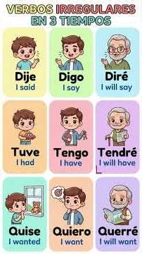 Irregular verbs in Spanish