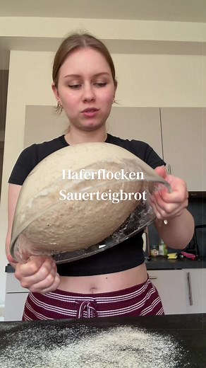 Haferflocken Sauerteigbrot Rezept – einfaches Sauerteigbrot