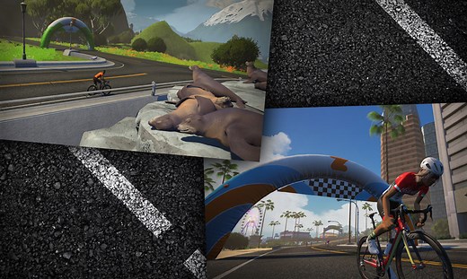 “Beach Island Loop” Route Details (Watopia)