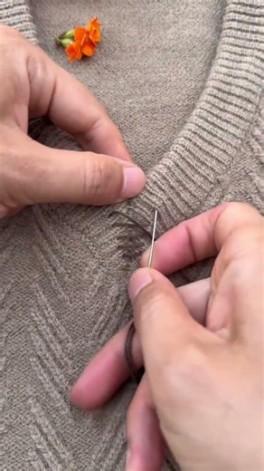 Technique for invisible seaming on sweaters Needlework SewingTips