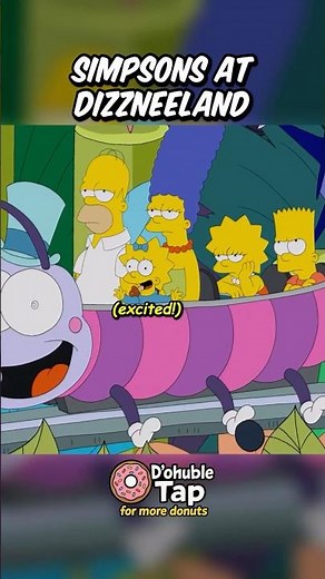Simpsons at Dizzneeland