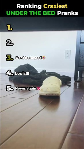 Top 5 Scariest Under-the-Bed Pranks 😱😂