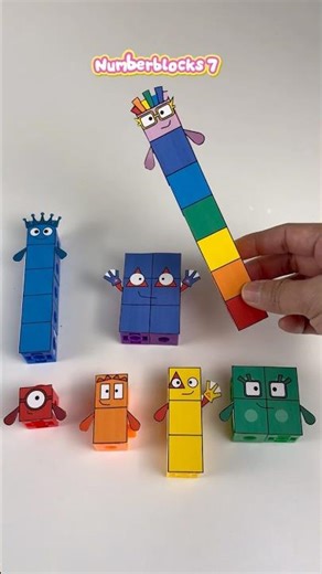 Counting 1-10 Numberblocks Mathlinks Cubes Custom Characters Dressup Super Fun