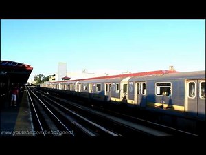 IRT Subway: Woodlawn & Manhattan Bound R142/A (4) train at Fordham Road