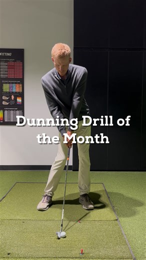 ⛳️ Dunning Drill of the Month! 🧠 No one has ever gotten worse by learning how to make an impact position and learning how to hit the ball. 🏈 Just like when we were taught how to properly throw or catch a ball, the same theory applies to golf! 🦸 I call this the Superman Drill! ✅ Start at address and move your hips slightly forward. ✅ Then open your hips slightly. ✅ Lastly, follow through until your arms are parallel to the ground, rotating your body and extending your arms to the target. ⏰ Bef