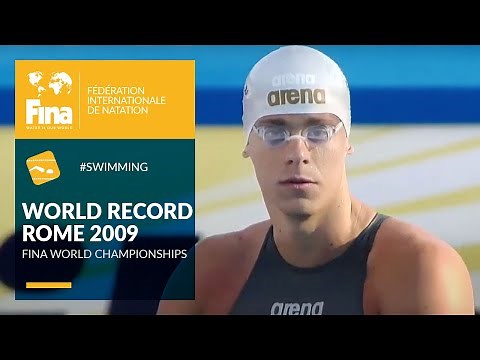 Cielo Filho’s Epic World Record Break at Rome 2009 | FINA Champs