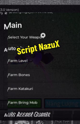 Cập nhật Script NazuX Blox Fruits Mới Nhất 2026