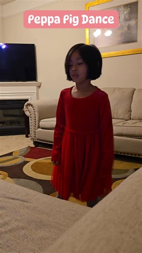 Lam DC on Instagram: "Hop, shake, turn around and clap! Valerie's dance guide to a joyful holiday season.. #thankful #peppapig #kiddancer"
