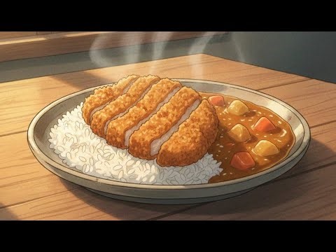 Ghibli Style Chicken Katsu Curry 🍛 Cozy Anime Cooking| Slow and Cozy