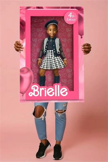 🎀 Barbie-Inspired Welcome Sign | Custom Photo Design.