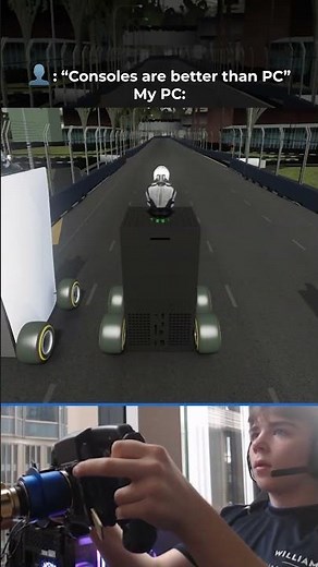 Xbox vs Playstation vs PC Race #Racing #Gaming