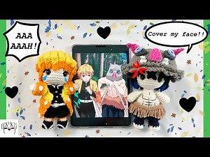 Zenitsu & Inosuke - Demon Slayer | Crochet Progress Vlog