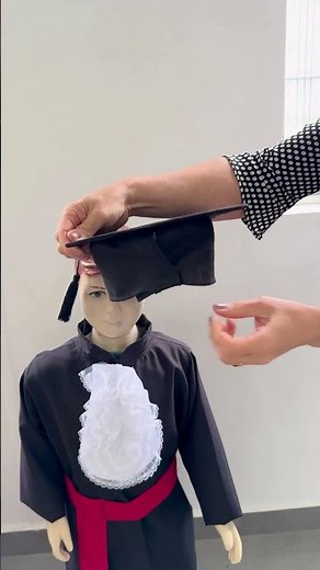 Capelo de Formatura infantil para crianças de ate 6 anos