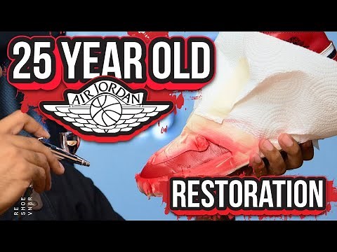 Restoration - How To Repair 25 Year Old Jordans