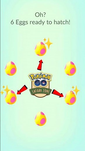 Hatching Safari zone Special Eggs! #shorts #shiny #hatch #ultragoo #eggs #rare #event #safarizone
