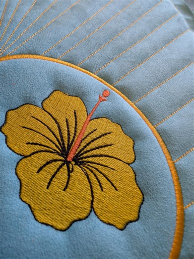 Quilted Sunburst Floral Embroidery Design. Digital File ONLY - Etsy