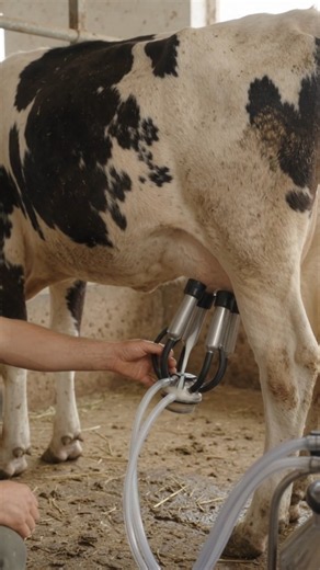 How Cows Are Really Milked by Machine 🐄🥛 #shorts