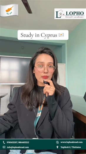 Looking to study abroad with flexible requirements? Cyprus is now open for international students! ✨ Why choose Cyprus? ✔ Long academic gap accepted ✔ Low tuition fees ✔ Low GPA accepted ✔ Great living environment & multicultural exposure ✔ Opportunity to build a global career If you dream of studying in Europe, this could be your perfect chance! For profile assessment & guidance, contact Lopho Abroad Consultancy. 📧 Email: lophoabroad@gmail.com 📞 Contact: 9745432207 | Lopho Abroad Consultancy