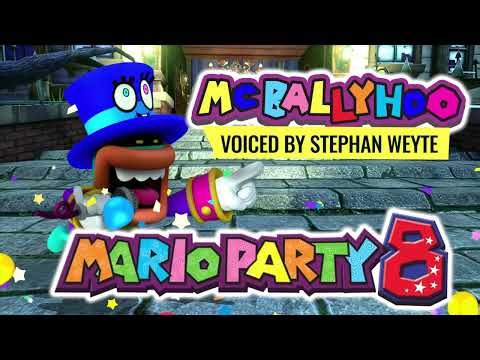 MC Ballyhoo Voice Clips • Mario Party 8 • Nintendo Wii • Voice Actor Stephan Weyte)