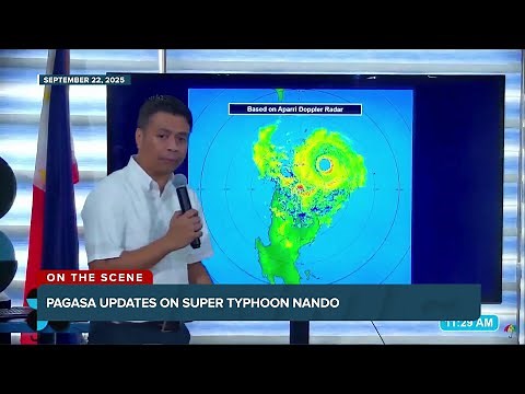 WATCH: PAGASA gives updates on Super Typhoon Nando | ANC