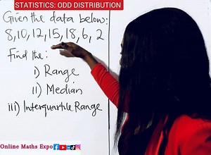 118K views · 3.6K reactions | Learn how to find the Range, Median, Interquartile Range of an Odd distribution in a simple way. #viralmaths #mathtutorial #learnmath #ExamTips #viralfacebookvideo #statistics | Online Maths Expo | Facebook