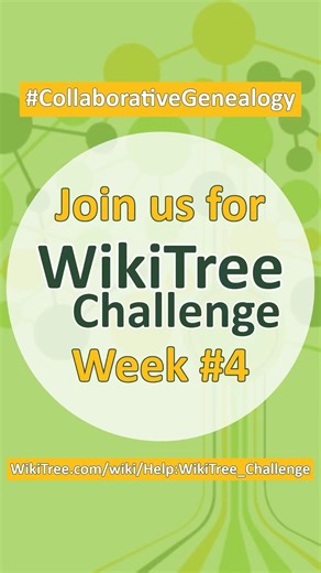 🌳 Registration is NOW OPEN for WikiTree Challenge 4! ‪@jennyhawran‬