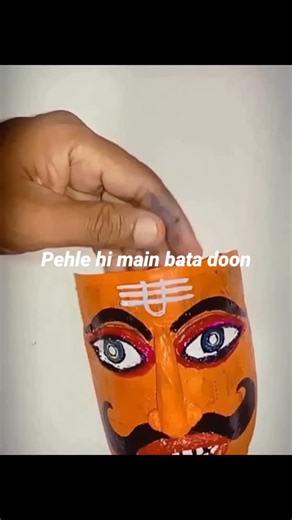 Crafts with me on Instagram: "How to make ravan face mask 🎭👹 Watch step by step tutorial is on my you tube channel Nation Crafts 🙏 Please don't forget like share with your friends and family members #ravan#papercraft#cardboardcraft#diy#navratri#trending#art#arttherapy#artwork#instadaily#instagood#postoftheday#instagram#explore#ravan#ravana#shivbhakt🚩#festival#dussheraspecial"