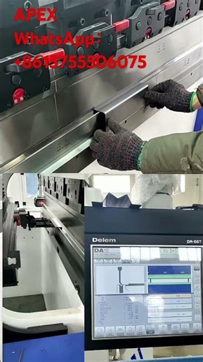 DELEM DA66T System Live Working Demo | CNC Press Brake On-Site Test