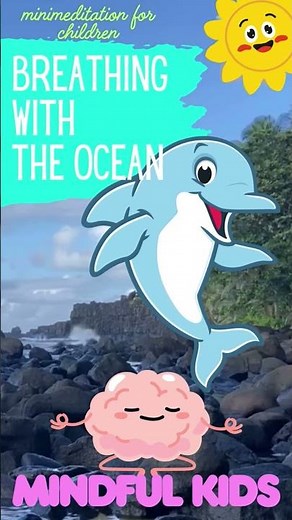 Breathing with the Ocean 🌊 | Calming Kids Short | Mini Meditation for Sleep & Relaxation