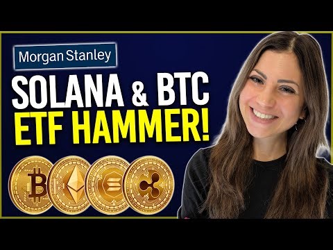 Morgan Stanley beantragt Bitcoin & Solana ETF! (+ XRP & ETH) - Ist das der Startschuss? 🚀