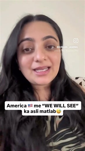 America me “WE WILL SEE” ka matlab🫣🇺🇸 #indianmom #desi #indianvloggerinamerica #americaupdates