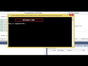 Battleship Game in C#