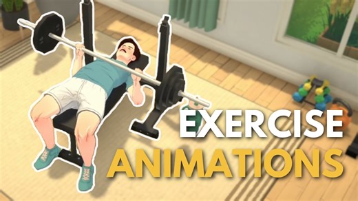 here’s a first look at some new exercise animations!! 😤💪 ➡️ find out more about our animation process in this now public patreon post: https://www.patreon.com/posts/98160449 | Paralives