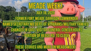 On this edition: Former Fort Meade Garrison Commander appointed Secretary of Maryland Department of Veterans Affairs and Military Families, Changes in hours at the gates and Visitor Control Center, Meade CYS stages youth football camp with the Baltimore Ravens and the Washington Commanders and an important update from the Thrift Savings Plan. These stories and more on #MeadeWeek Fort Meade MWR | Fort George G. Meade, Md