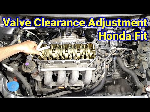 Valve Clearance Adjustment - Honda Fit
