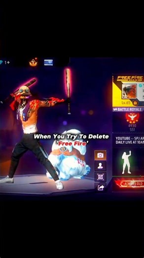 DAY-5 || When You Try To Delete Free Fire ❤️‍🩹 || #freefire #shortsfeed #sukoon ‪@DesiGamers_‬