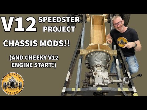 V12 Speedster Project - chassis mods and ENGINE START! - Episode 32